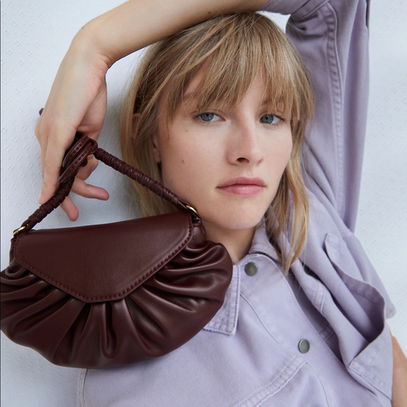 Zara Handbags - NWT Zara Gathered Crossbody Bag